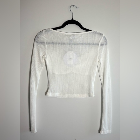 Princess Polly Tari Long Sleeve Top White – Size 4 NWT - Picture 4 of 6